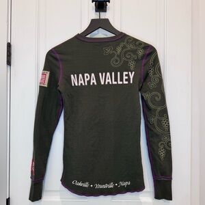Alp N Rock Napa Valley Embroidered Crew 🍷🍇